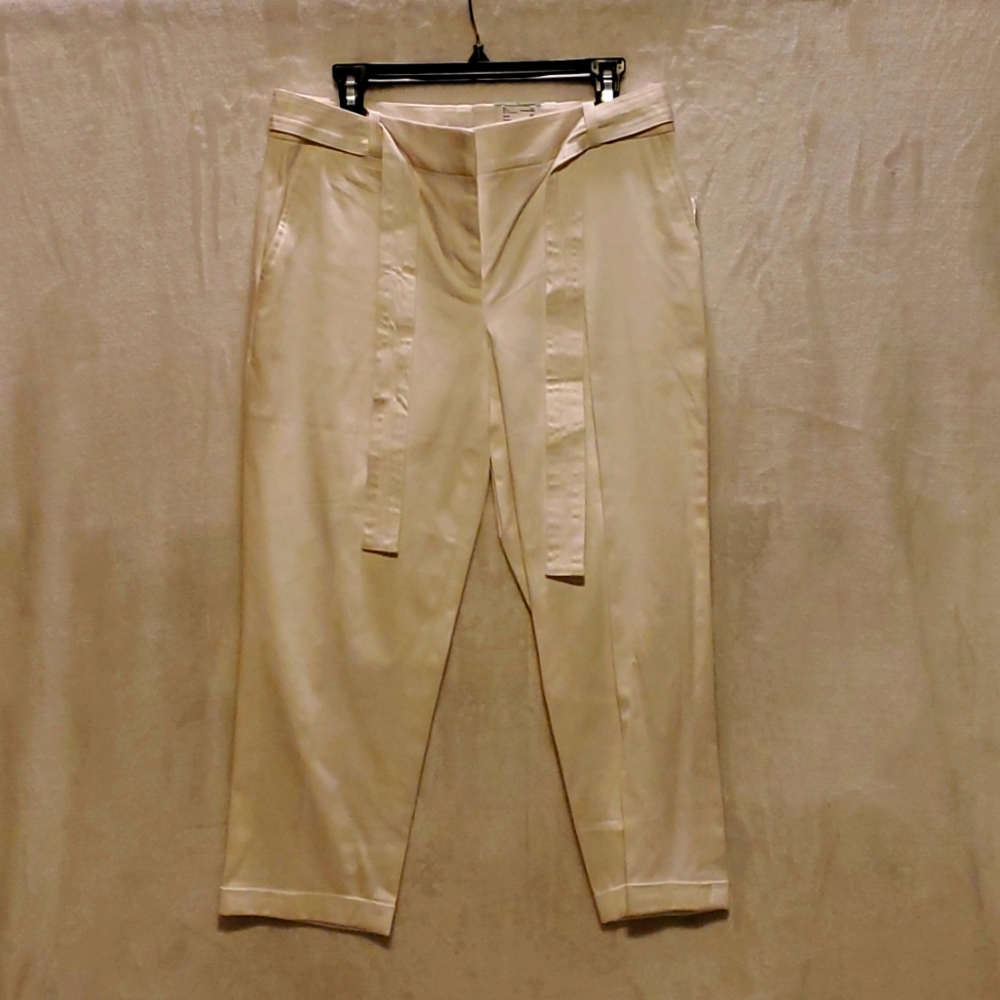 Liz Claiborne Crop Pant with Tie Sash